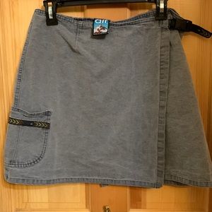 ALF Wraparound Denim Skirt